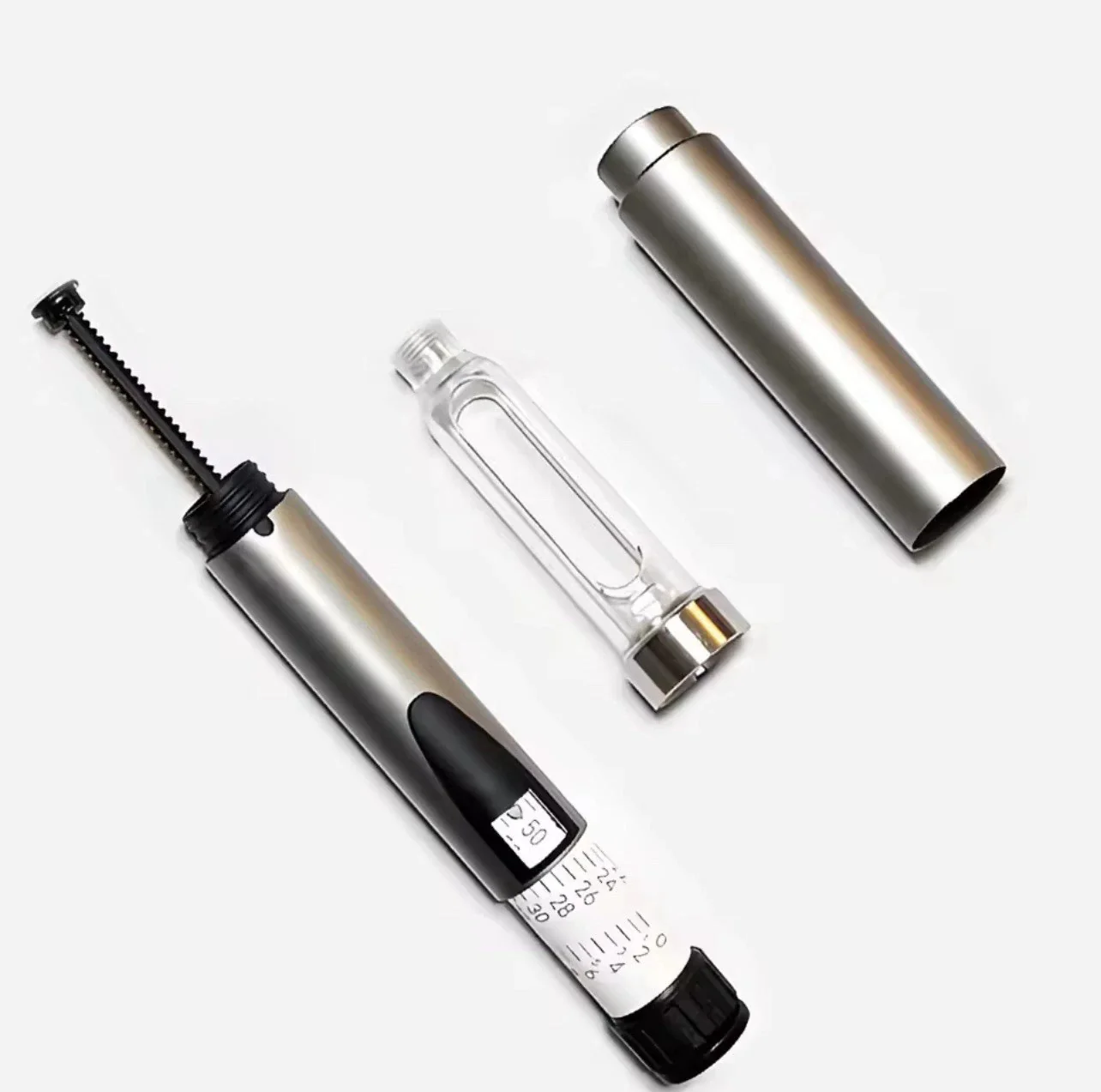 Reusable Injection Pen with 2 Refillable Cartridges – Adjustable Multi-Dose Injector